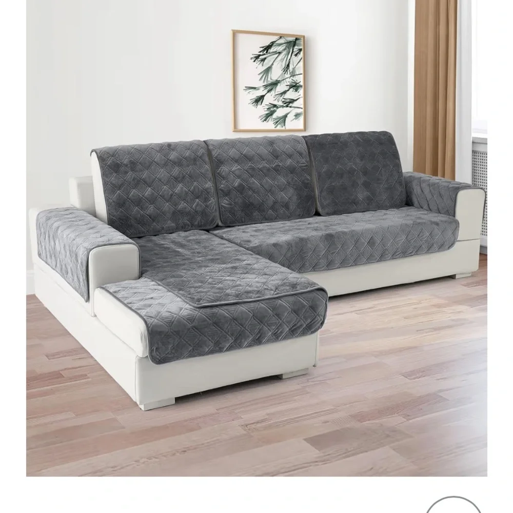 NWT Elegant Gray Sofa Cover